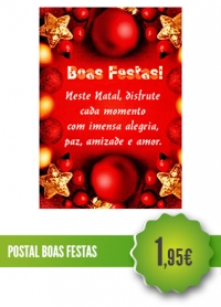 Postal Boas Festas
