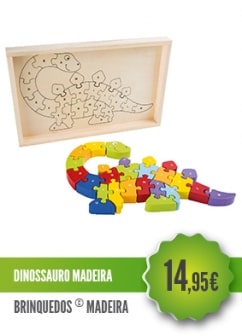 Dinossauro Madeira